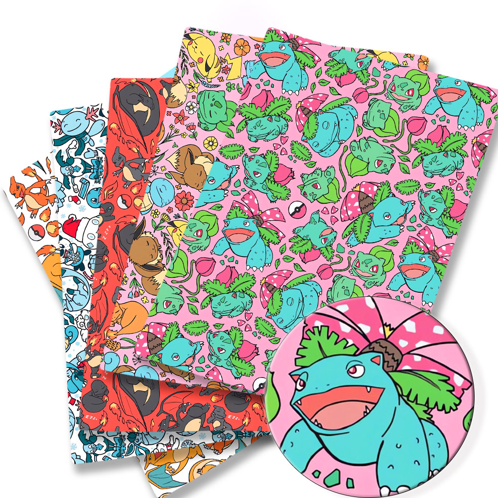 Baby Clothing Items - Pokemon Cartoon Fabric140*50cm Handmade Sewing Patchwork