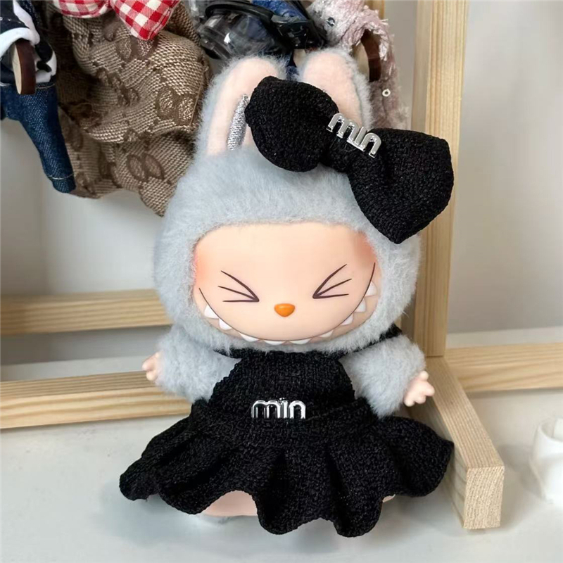 15 17cm For Labubu Doll Korean - Baby Clothing Items 评论和价格
