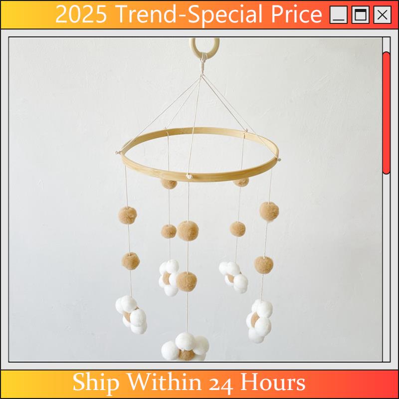 AA64 Nordic Fur Ball Flower Wi - Baby Clothing For Bed 评论和价格