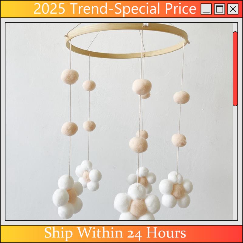AA64 Nordic Fur Ball Flower Wi - Baby Clothing For Bed 评论和价格