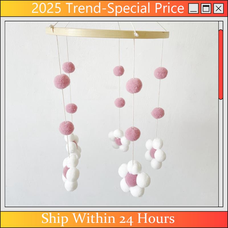 AA64 Nordic Fur Ball Flower Wi - Baby Clothing For Bed 评论和价格