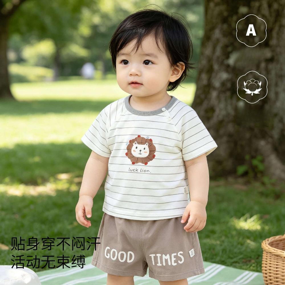0-3 Year Old Baby Summer Short - Baby Clothing Made In Usa 评论和价格