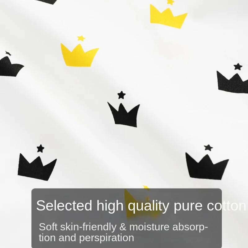 Pure Cotton Printed Fabric Bab - Baby Clothing For Bed 评论和价格