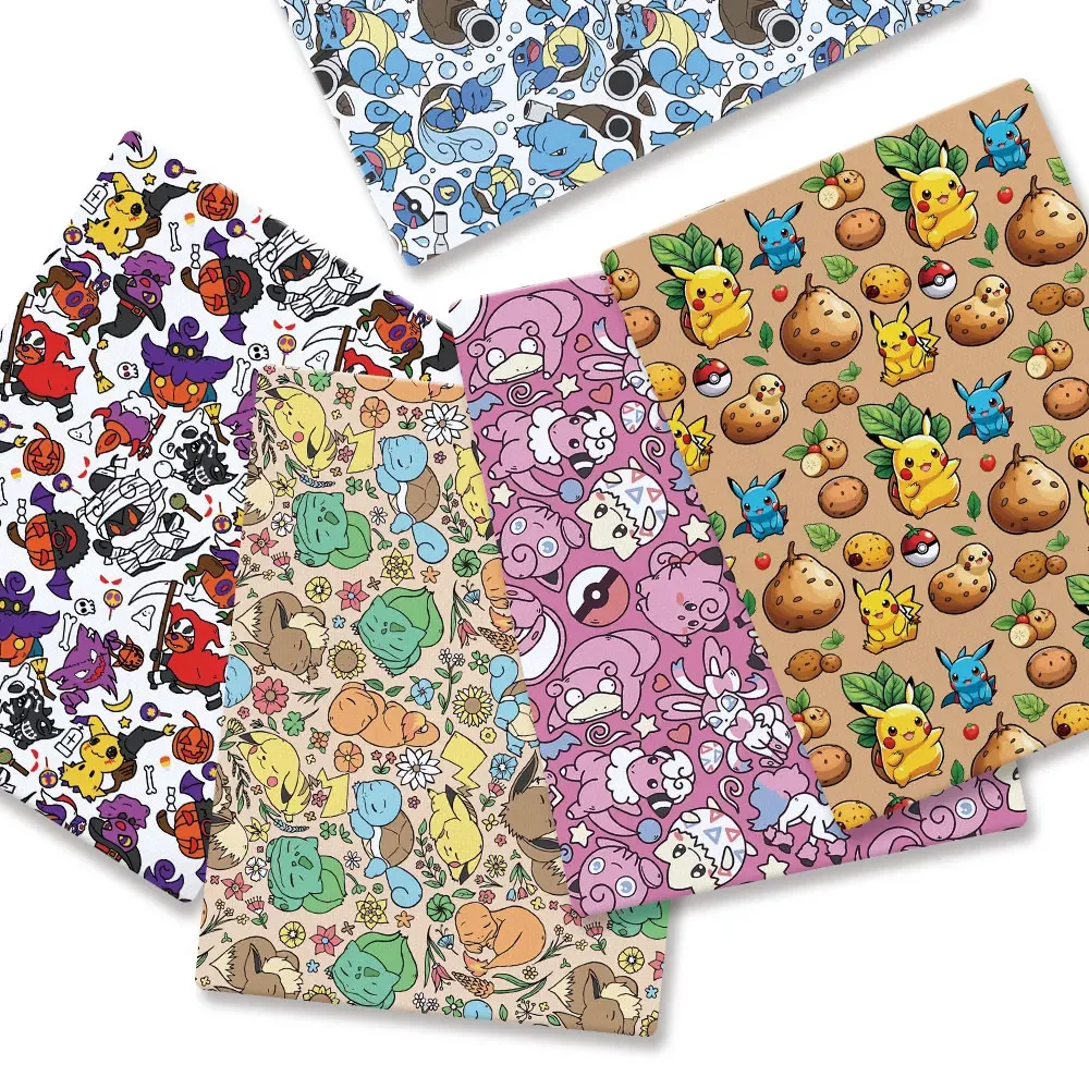 Pokemon Cartoon Fabric140*50cm - Baby Clothing Items 评论和价格