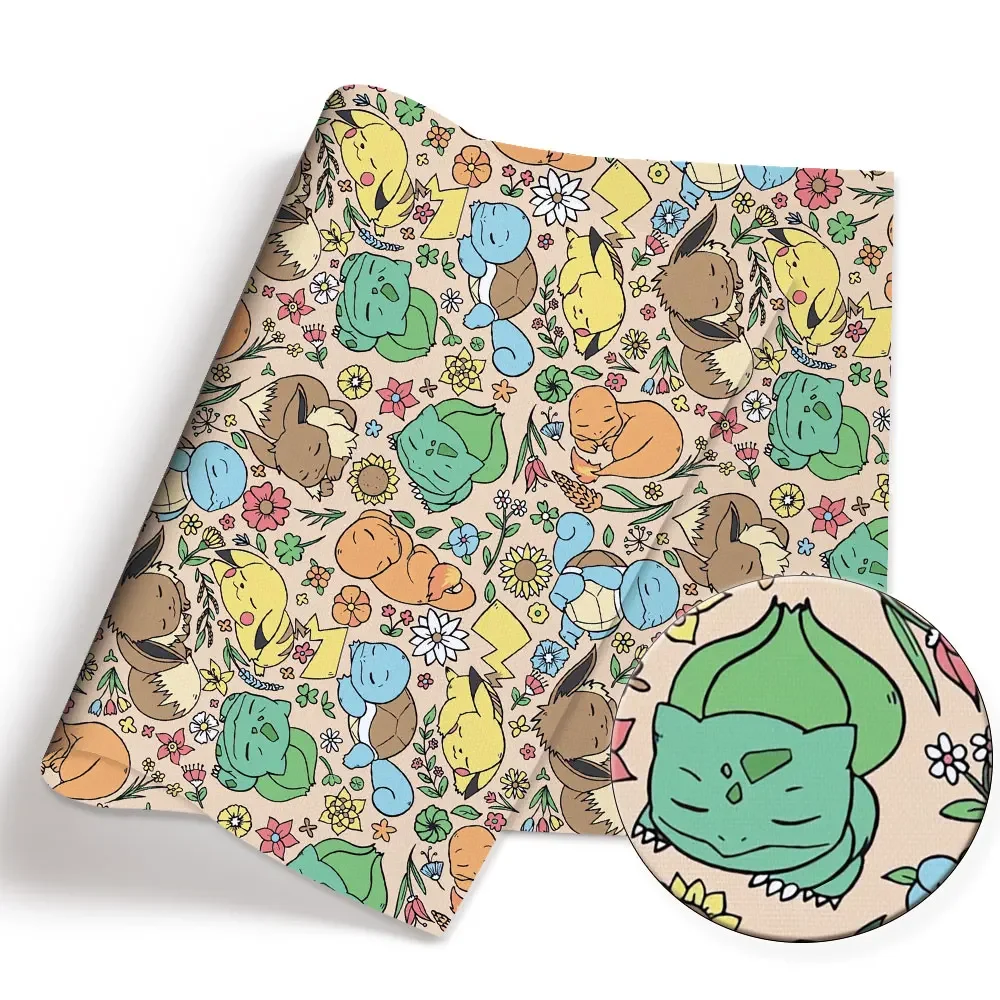 Pokemon Cartoon Fabric140*50cm - Baby Clothing Items 评论和价格