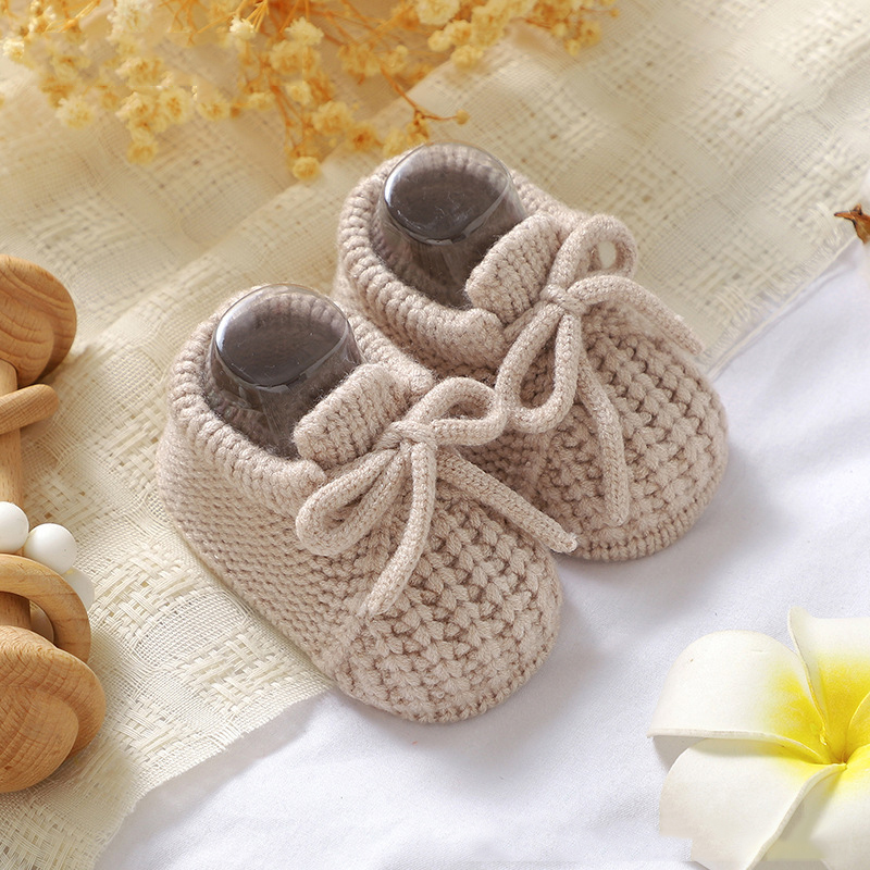 Newborn Baby Shoes Knitted Inf - Baby Clothing For Bed 评论和价格