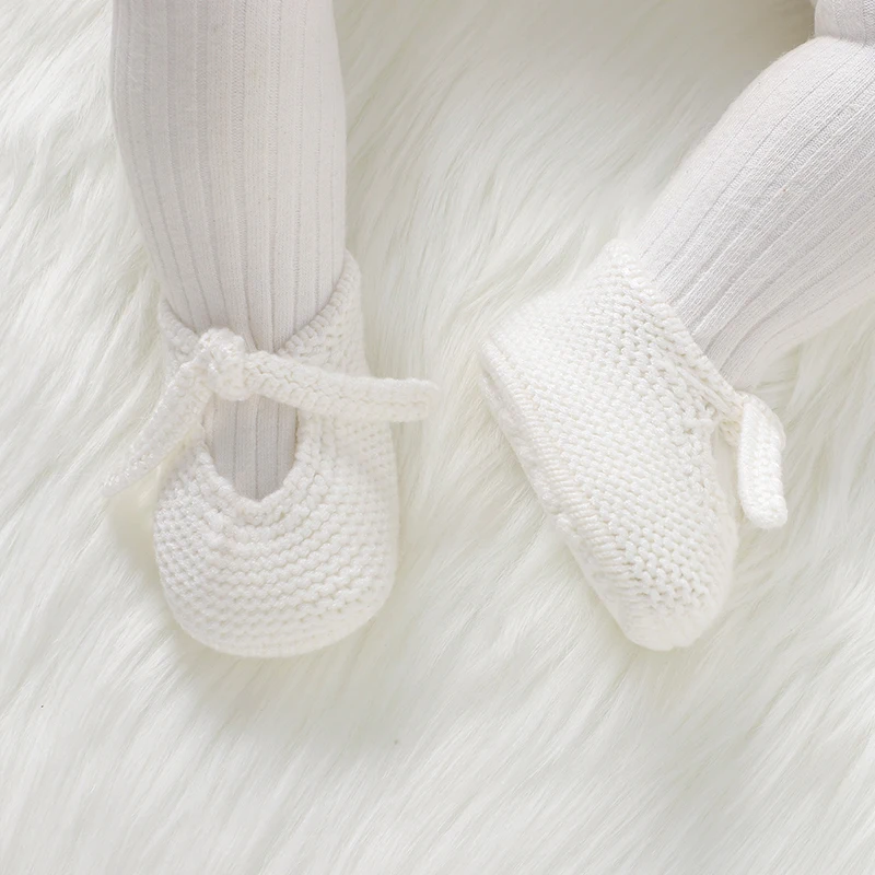 Newborn Baby Shoes Knitted Inf - Baby Clothing For Bed 评论和价格