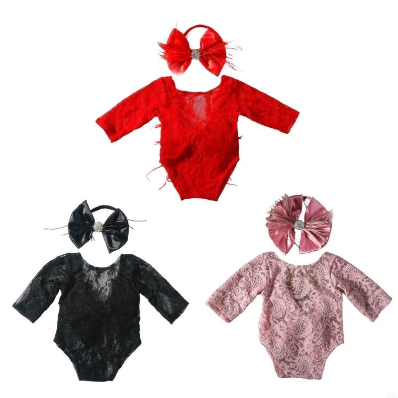 A5YC Beautiful Lace Romper & H - Baby Clothing Unique 评论和价格