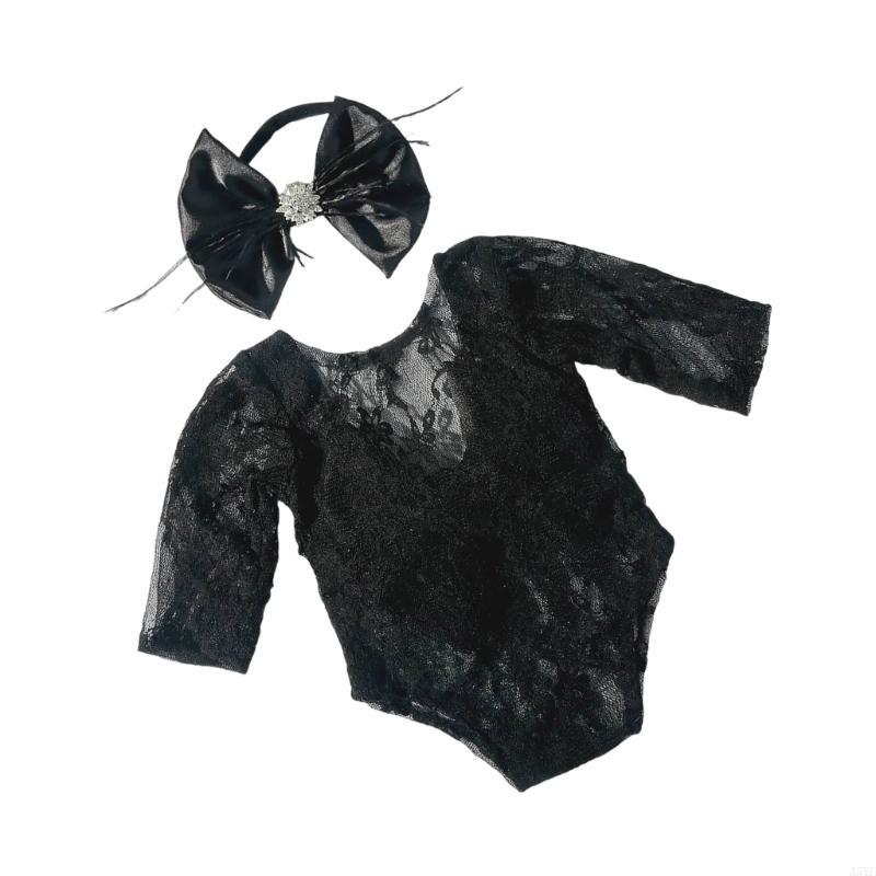 A5YC Beautiful Lace Romper & H - Baby Clothing Unique 评论和价格