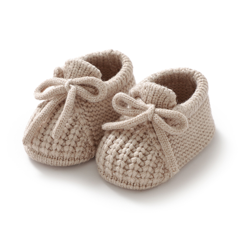 Baby Shoes Knitted Newborn Bed - Baby Clothing For Bed 评论和价格