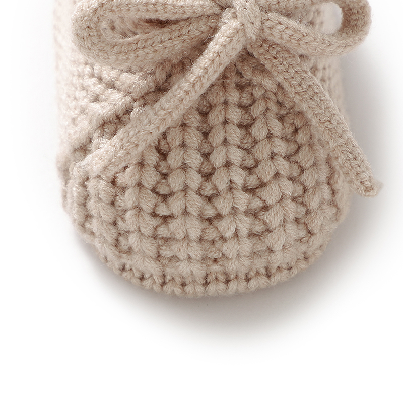 Baby Shoes Knitted Newborn Bed - Baby Clothing For Bed 评论和价格