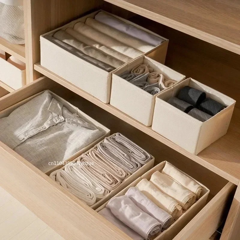 Fabric Underwear Storage Box D - Baby Clothing Organizer 评论和价格