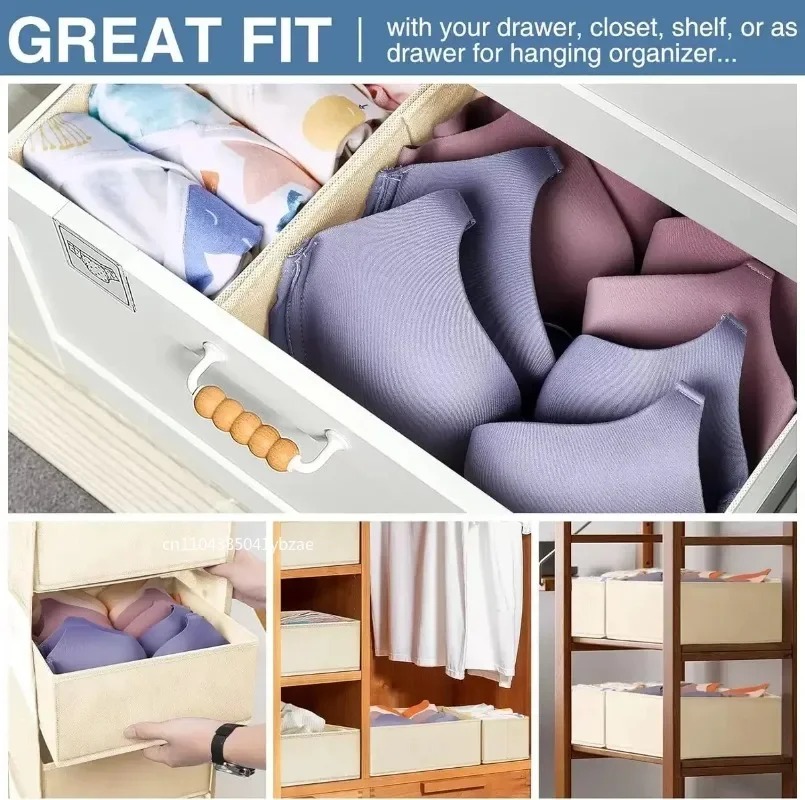 Fabric Underwear Storage Box D - Baby Clothing Organizer 评论和价格