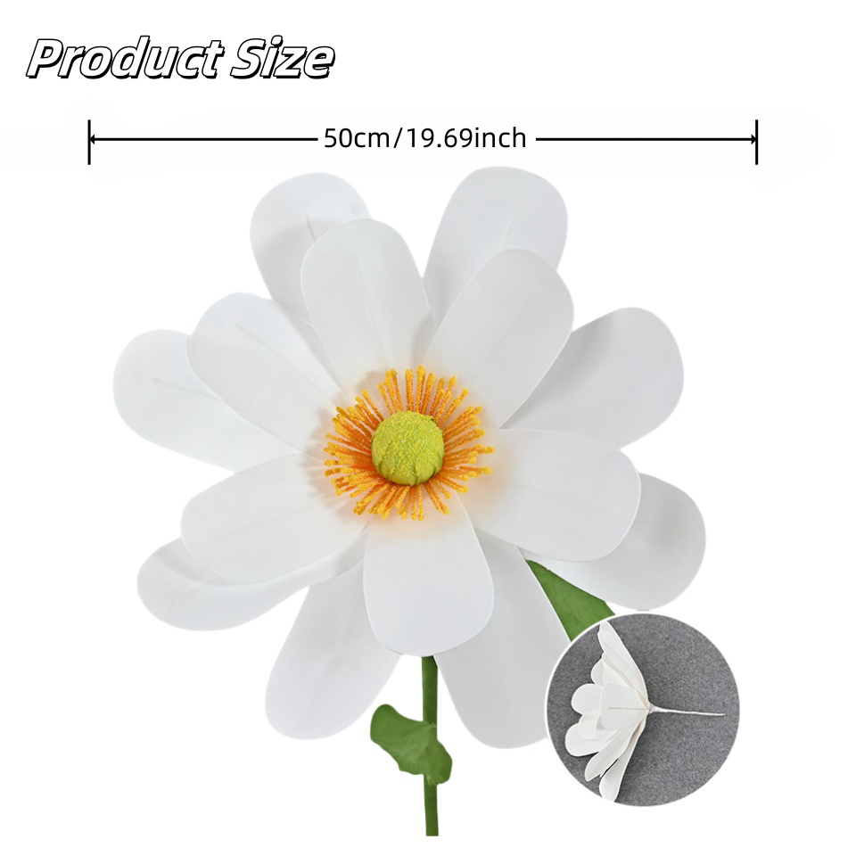 50 Cm Artificial Giant White F - Baby Clothing Stores 评论和价格