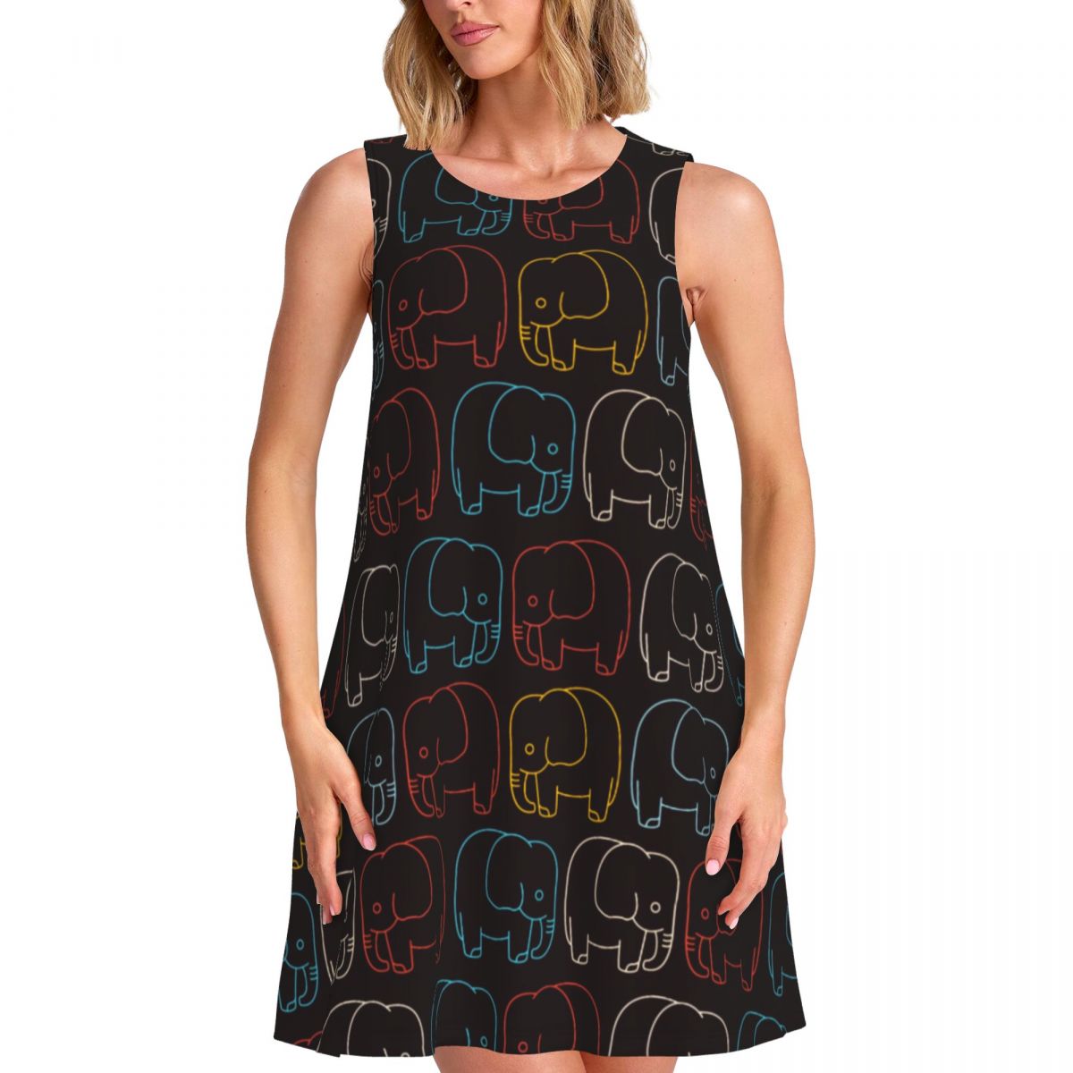 Retro Baby Elephant Dress Colo - Baby Clothing Night 评论和价格