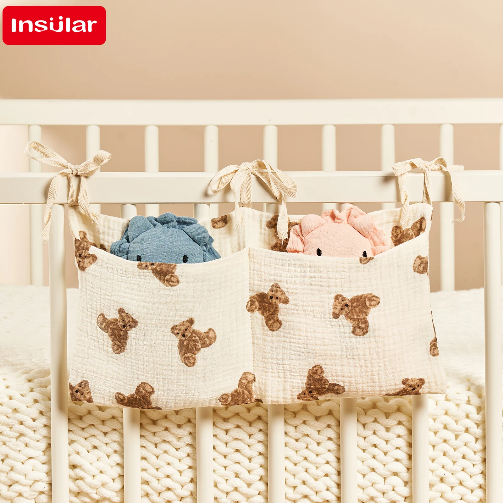 Baby Crib Organizer Cot Caddy  - Baby Clothing For Bed 评论和价格