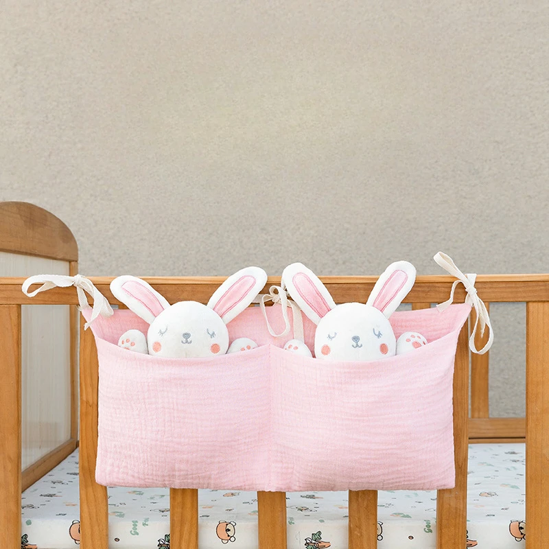 2Pockets Bedside Hanging Diape - Baby Clothing For Bed 评论和价格