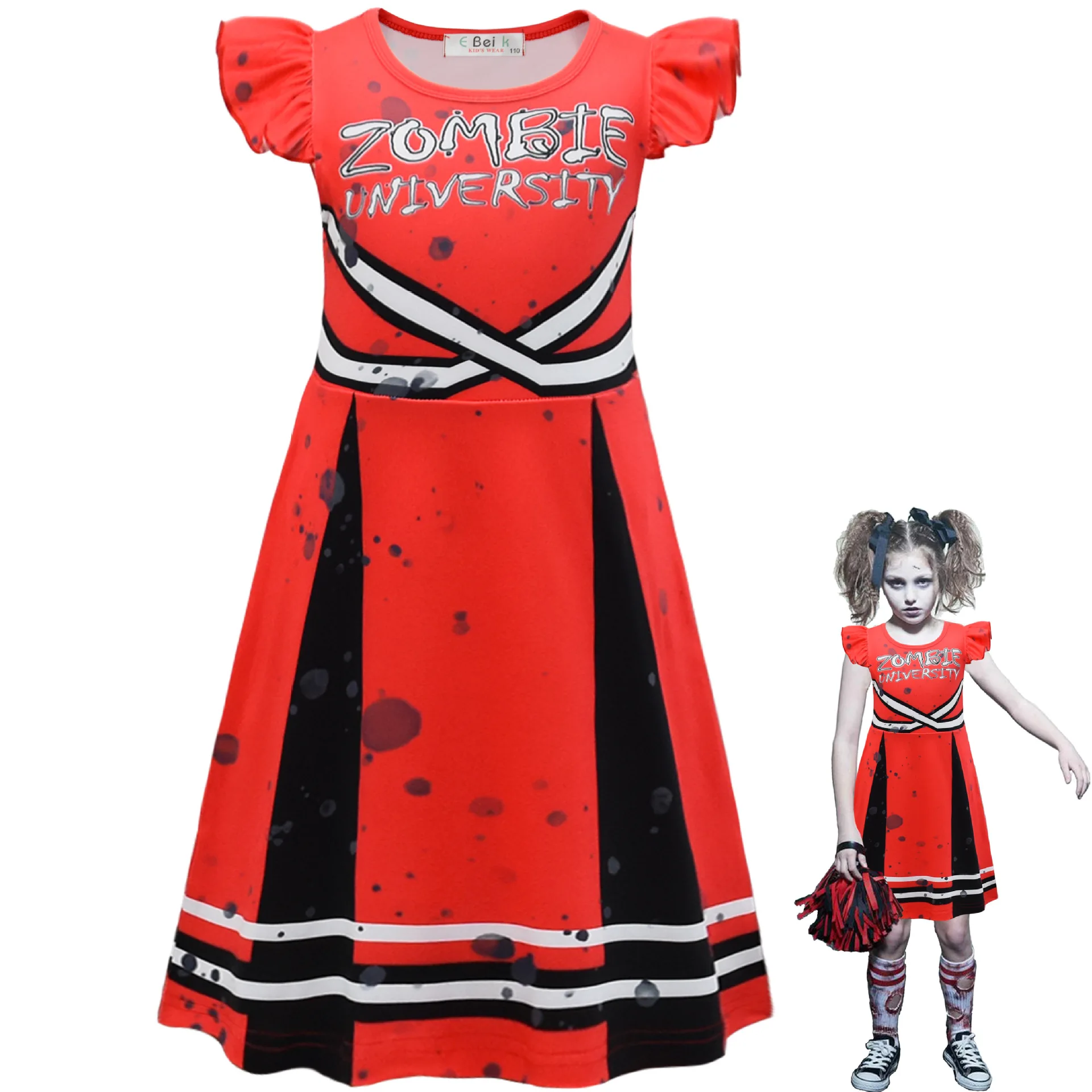 New Grils Dress Zombies 2 Cosp - Baby Clothing Unit 评论和价格