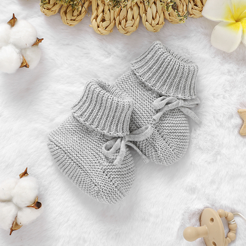 Infant Baby Shoes Knit Cotton  - Baby Clothing For Bed 评论和价格